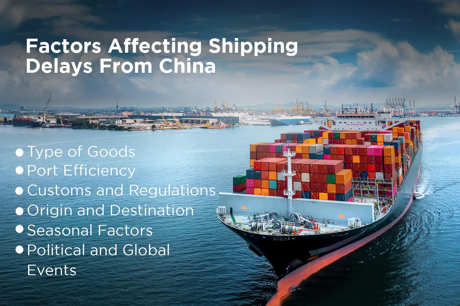 factors affecting shippping delays from china